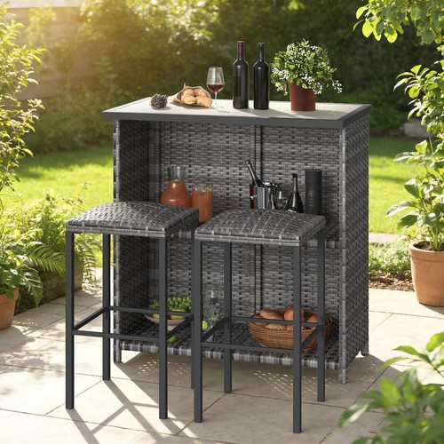 3er gartenbar set gartenmöbel - 3er,
