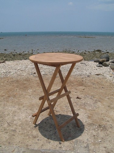 Teak massiv stehtisch - teak,