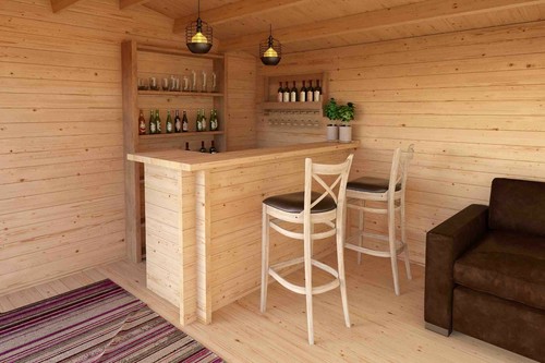 Bar für gartenhaus 200x75 - bar, cm