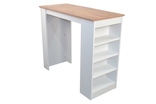 Bartisch weiß eiche - bartisch, weiß/eiche