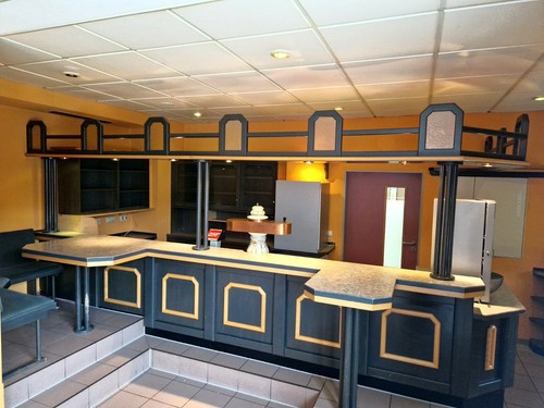 Gastro theke bar edelstahl - theke,